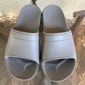 Crocs Gray Slides women’s size 8